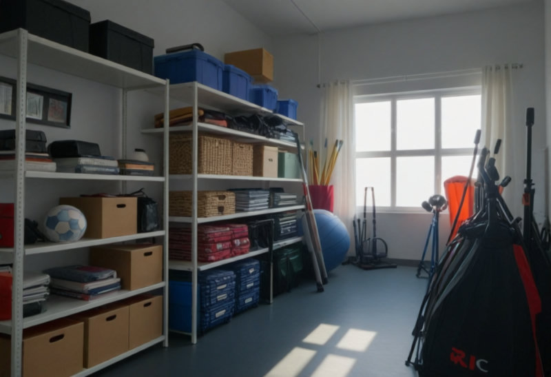 School Gym Storage Room (Background) (SDXL) (AD) - v1.0