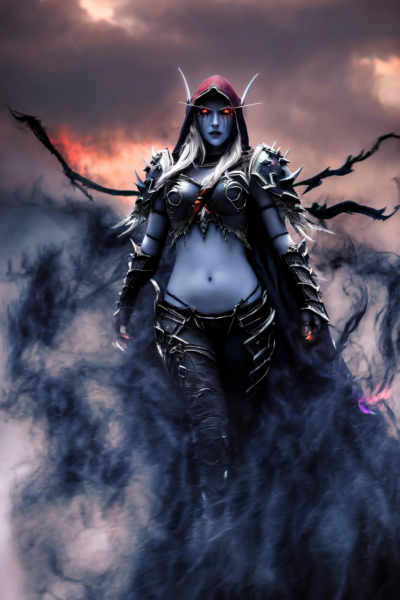 Lady Sylvanas Windrunner 5 Outfits (Warcarft) | Pony / SD 1.5 - v1.0 SD 1.5