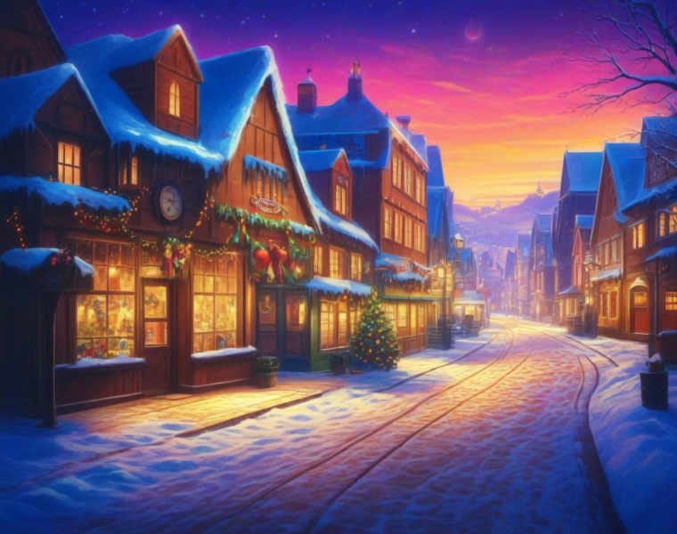 Christmas Town (Architecture) (SDXL) (AD) - v1.0