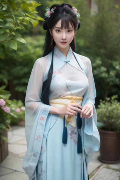 A simple hanfu(partially undressed) - v1.0