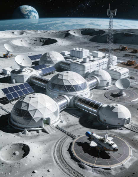 futuristic moon base complex - v1.0