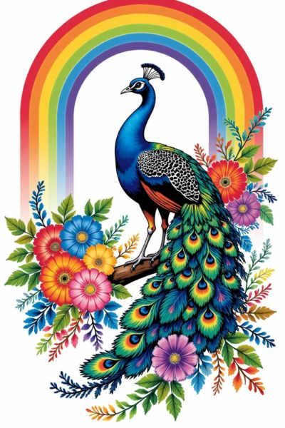 A_Rainbow Style_Animal Image Generation - v1.0