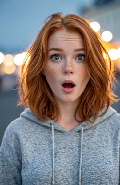 In Awe - Shocked Surprised Expression - SDXL