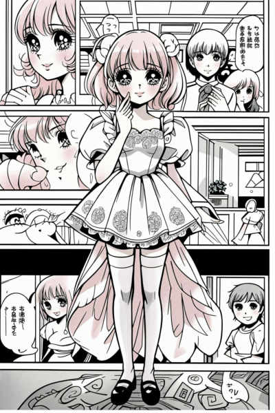 MangaGen-LCM: Comic generator test - v1.3