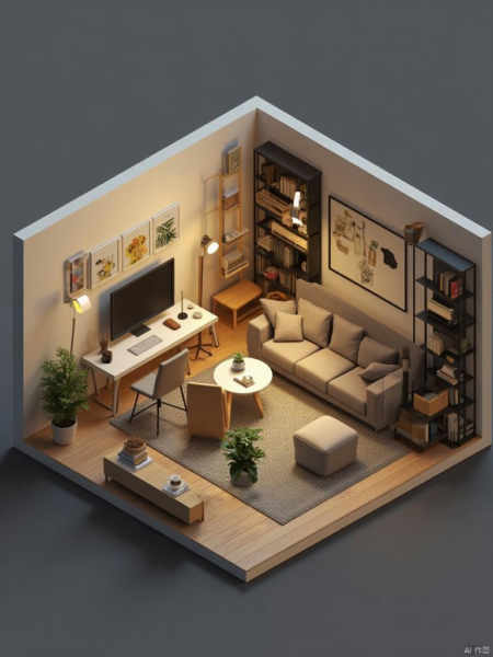 OB 3d Isometric 3d room V2.0 - v2.0