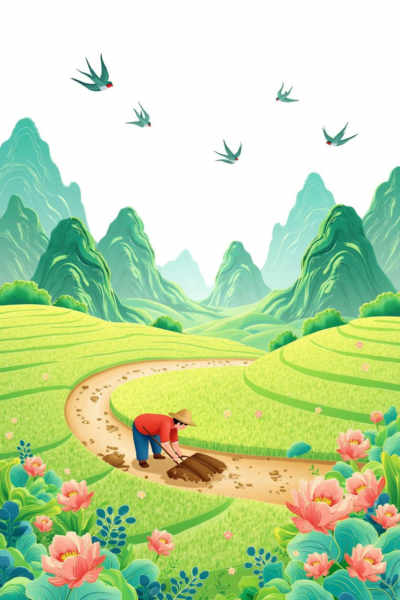 C_Chinese - Style Landscape And Pastoral_Pastoral Scene Creation - v1.0