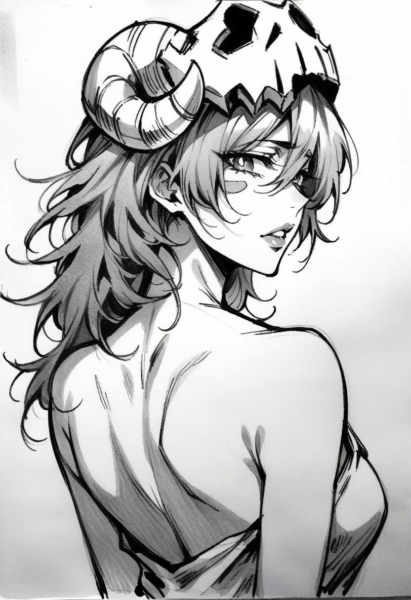 Manga style (anime sketch) - V1