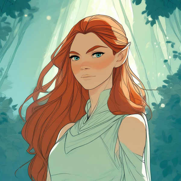 Midjourney Female Elf - V1