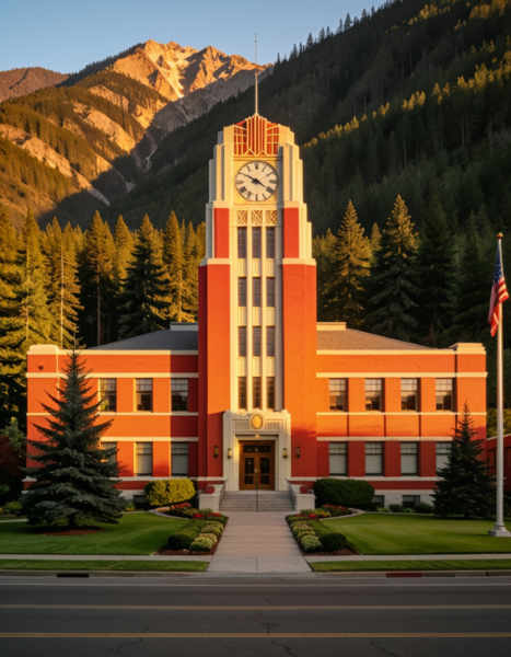 Institutional brick building - v1.0