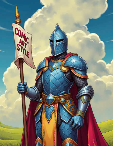 Comic-FLUX (PLEASE WRITE THE TRIGGER TO THE FRONT OF YOUR PROMPT: comic, cartoon) - Comic Style