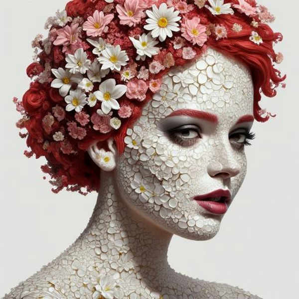 Flower portrait | Concept - Fluxv1.0