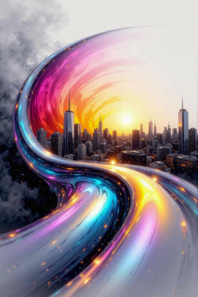 Vibrantly Sharp style - Vibrantly Abstract style