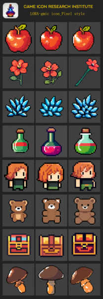 gmic icon_Pixel style - SDXL