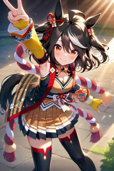 Kitasan Black (umamusume)_XL & PONY ILL - Animagine_v1.0