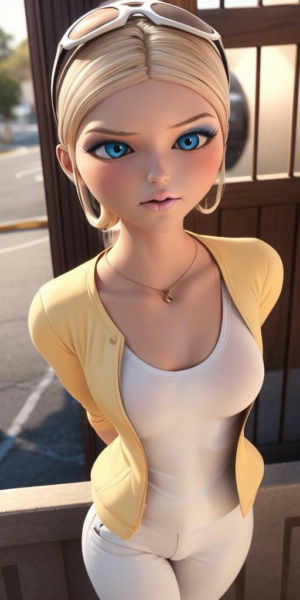 Chloe Bourgeois, Ladybug, Miraculous. Different models and attires. - Civilian (SD1.5)