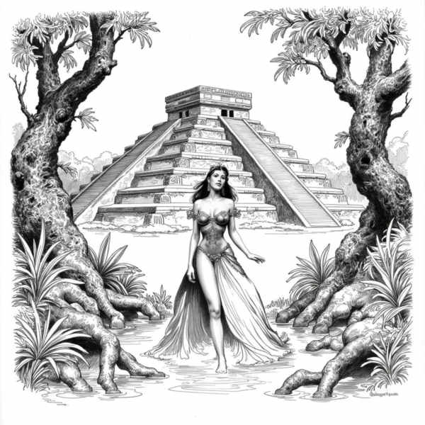 Julie Sketch Style-GMR - Julie Bell Sketch Style