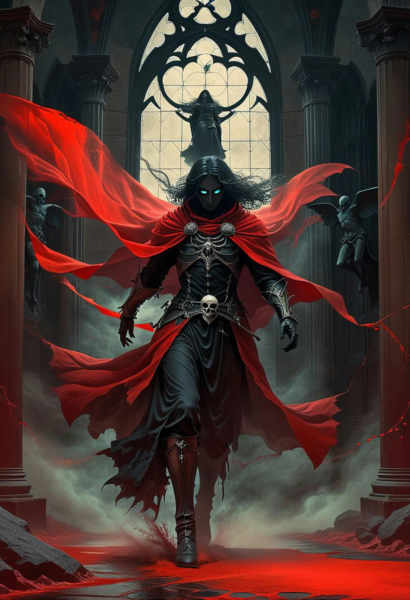 Detailed creepy action shot - XL - SDXL V1.0