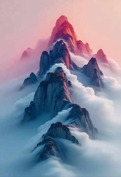 DX_Ink Wash Landscape Style_Creation Of Misty Mountains - v1.0