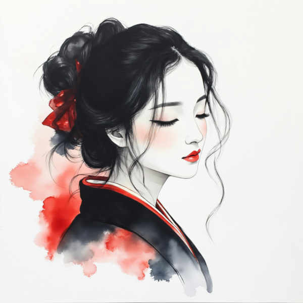 Expressive Watercolor Ink wash - Flux