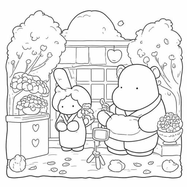 Cute coloring book - V1