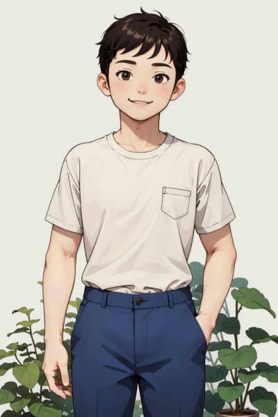 手绘线稿插画风格大模型 - v1.0