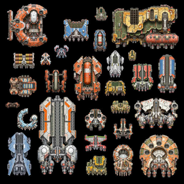 Starsector small ship test model - v0.1 small ship version