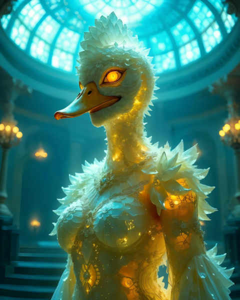 Bestiaire de Cristal: The Glimmering Waddle - The Glimmering Waddle