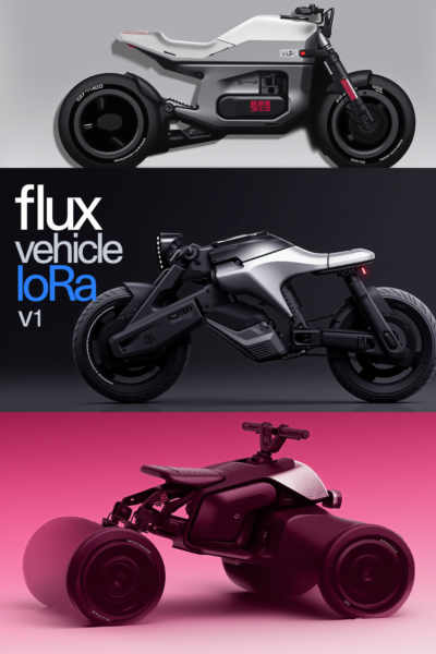 Flux concept vehicle 2d rendering lora FLUX lora - v1.0