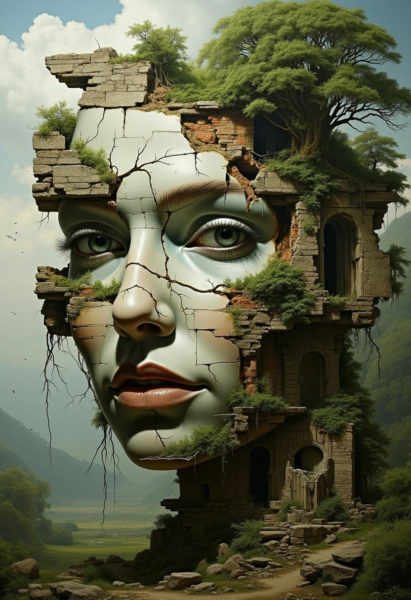 C_Surreal Fusion_Face Scene Generation - v1.0