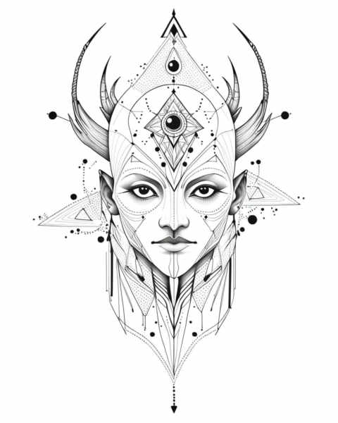 DP Tattoo Sketch Minimal Line art SDXL & Flux & Illustrious - SDXL