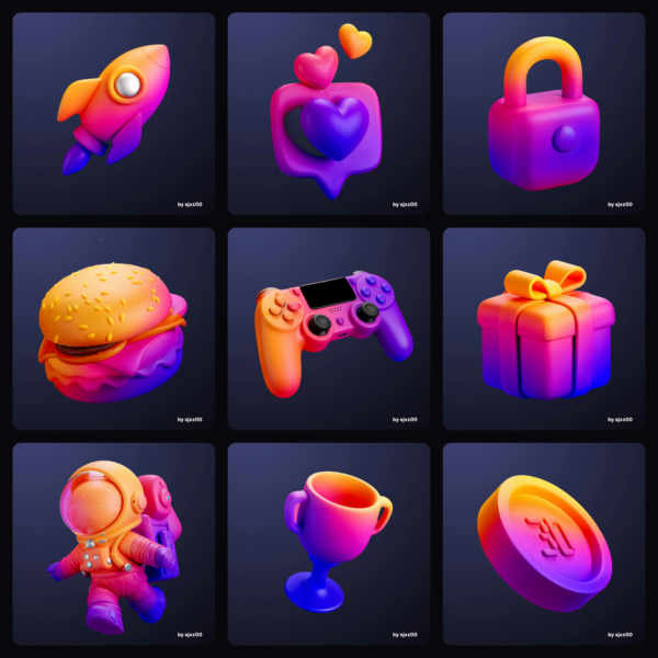 Gradient icon style - v1.0