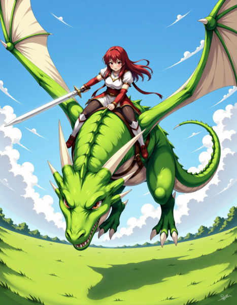 Wyvern rider / (Fire Emblem) Pony/Flux/IL/NAI - Flux-v1.0