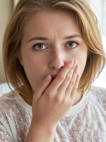 Shocked Expression - Covering Mouth - SDXL