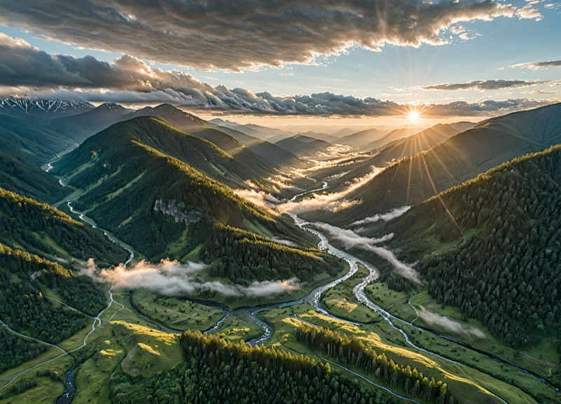 aerial view forest - v2.0 aerial view forest