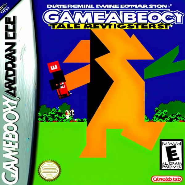 GameBoy game cover style - V1