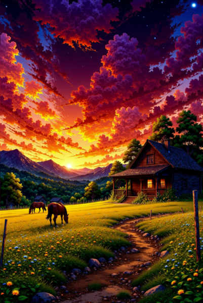 Vibrantly Sharp style - Vibrantly Glowing style