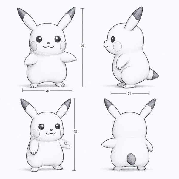 Three-view sketch - v1.0