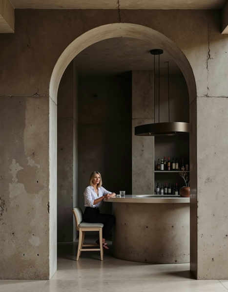 Brutalist interior design - v1.0