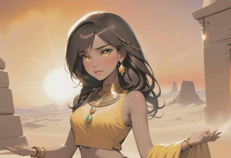 Anime Middle Eastern Belly Dancer Style - V1