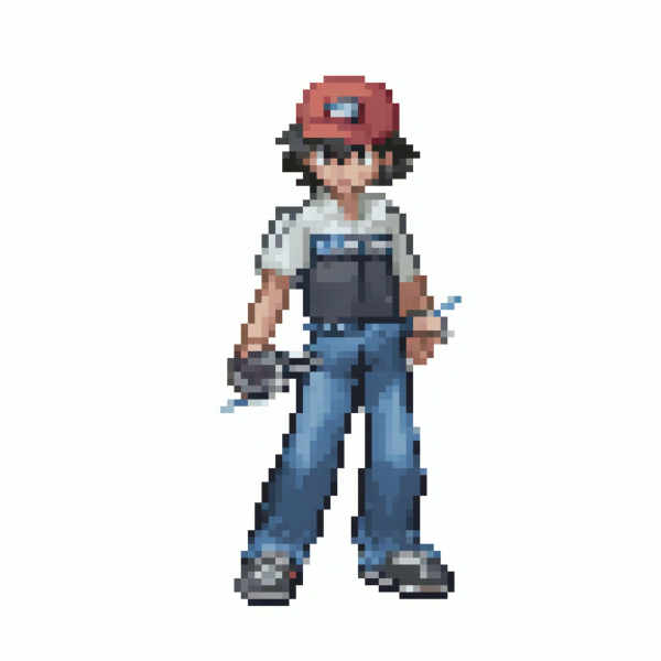 Pokemon Trainer Sprite PixelArt - Flux v1