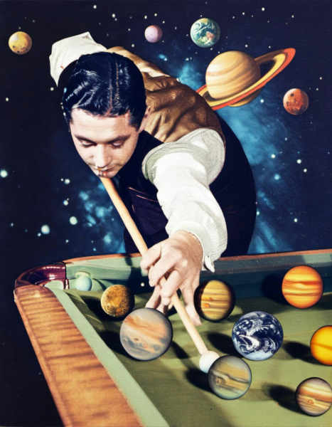 Collage - Joe Webb Style - SDXL
