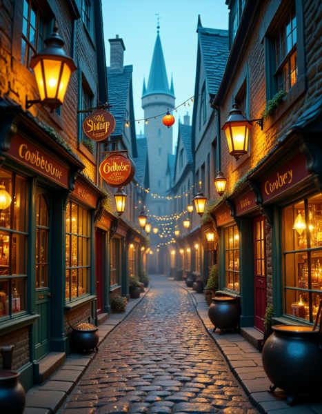 magical cobblestone alley - v1.0