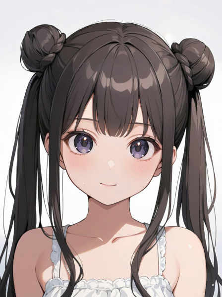 /double bun twintail(XL,illustrious,pony) - v1.0 XL