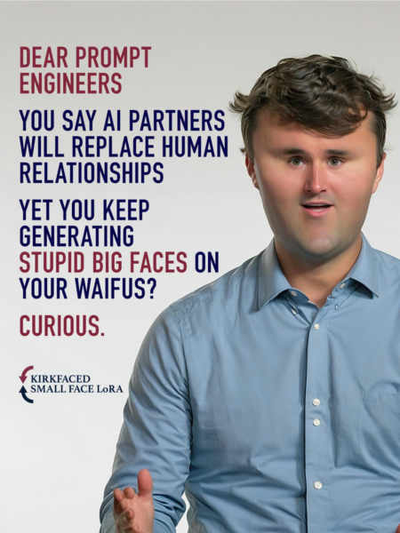 Kirkfaced LoRA for small faces - Kirkfaced-Smallfaced SDXL