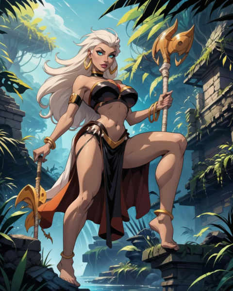 Queen La - Tarzan (Illustrious SD 1.5 & PonyXL) - Queen La v1.0