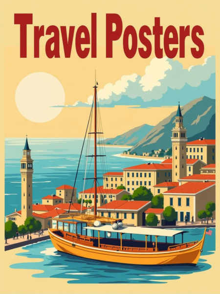 Vintage Travel Poster - CE - SDXL & Flux - V01 - Flux.1 D