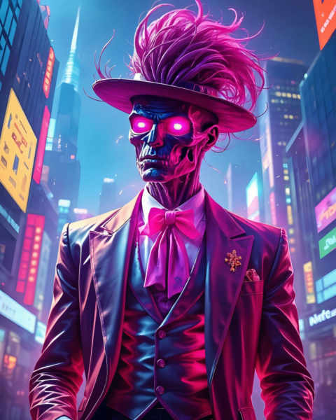 Midnight Cravat: A Synthwave Soirée, Glowbones - Glowbones