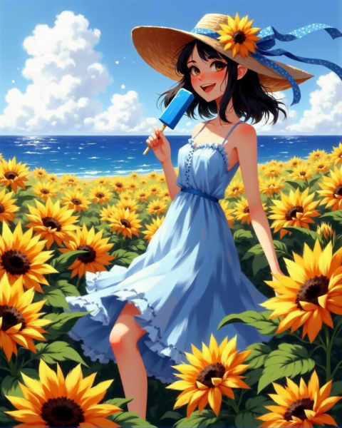 Esty's Vibrant Brushstrokes Style - v1.0 - Flux 1D