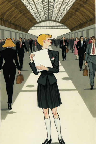 Fashionista Style (René Gruau/Niji Anime) - Elegant