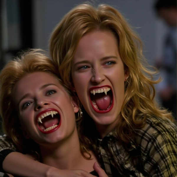 Vampire Fangs (cinematic + anime) XL + SD 1.5 + F1D + Illu + Pony - Fangs F1D v1.5